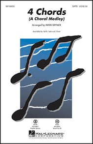 4 Chords: A Choral Medley SATB choral sheet music cover